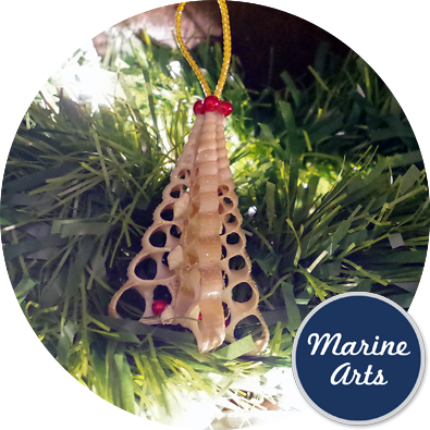 8286 - Festive Decor - Screw Shell Christmas Tree