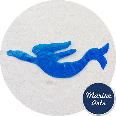 - Capiz Mermaids - 85mm - Single Drilled Hole